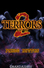 Terrors 2 title screen for WonderSwan Color